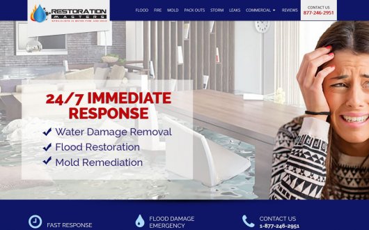 Water Damage Company Marketing Los Angeles, California